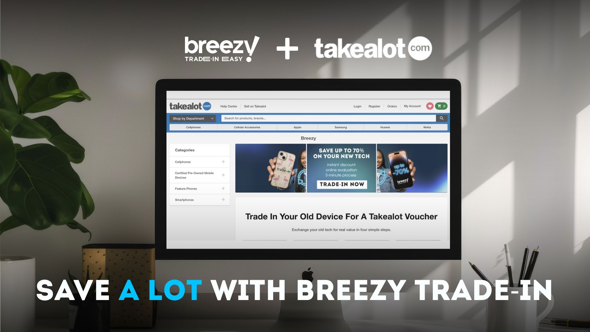 Breezy launches AI-powered door-to-door Trade-in on Takealot